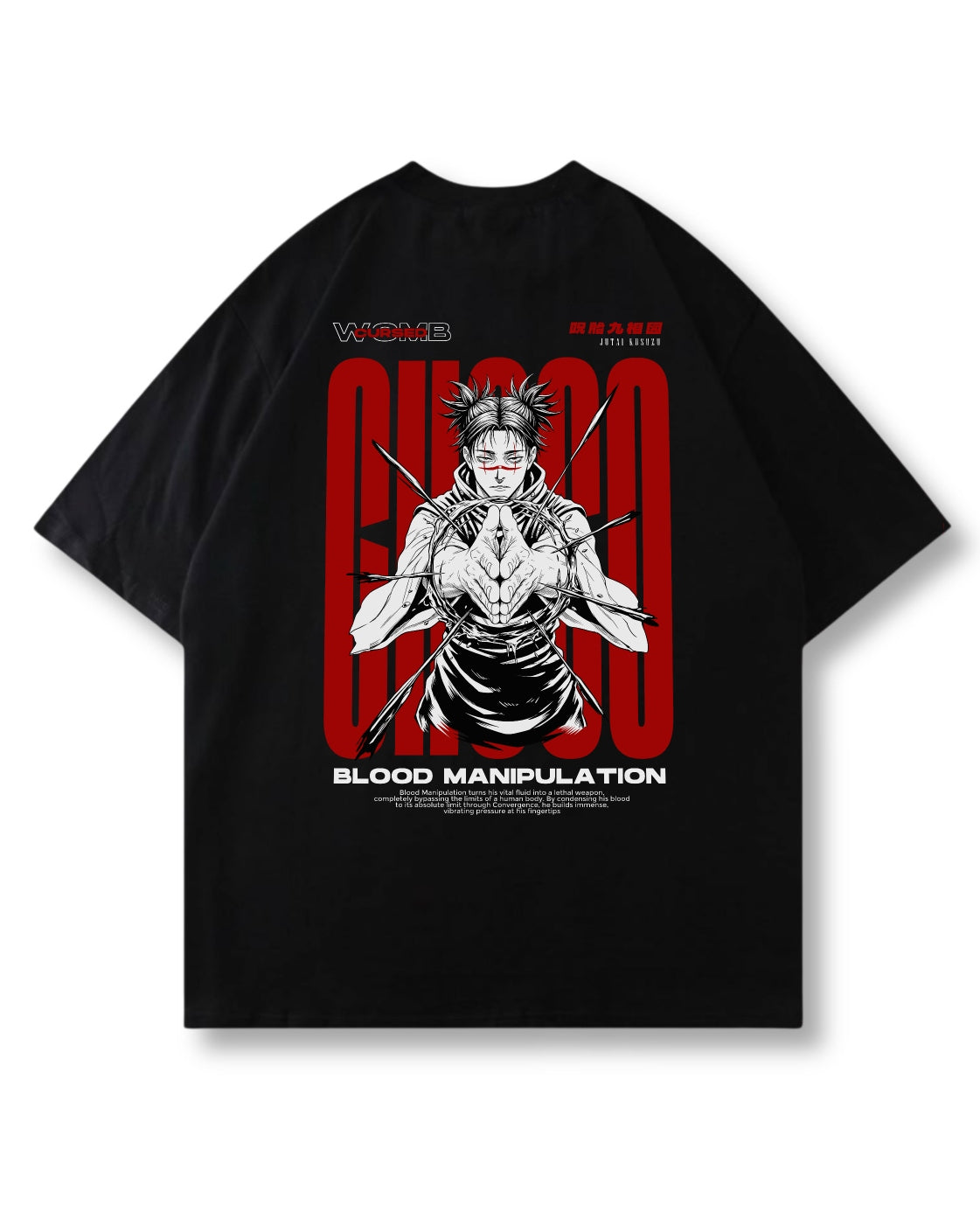 BLOOD MANIPULATION OVERSIZED SHIRT