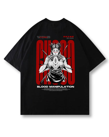 BLOOD MANIPULATION OVERSIZED SHIRT