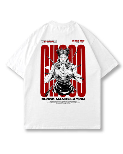 BLOOD MANIPULATION OVERSIZED SHIRT