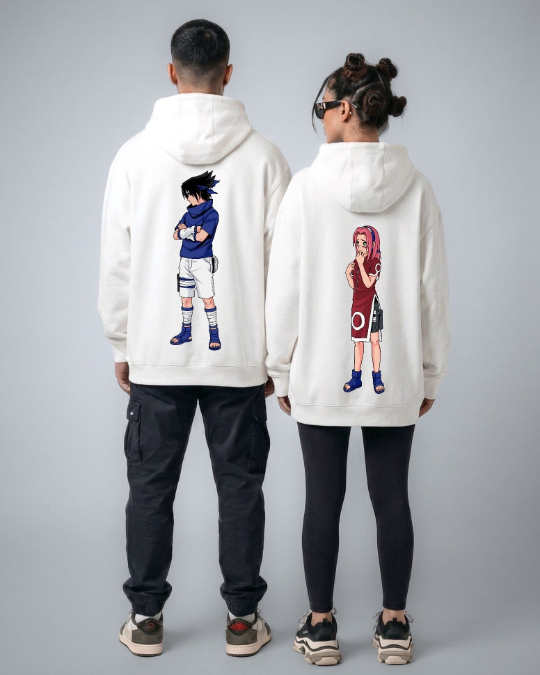 UCHIHA X HARUNO COUPLE HOODIE