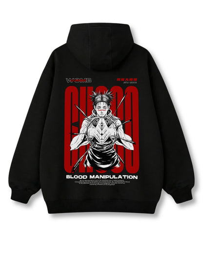 BLOOD MANIPULATION OVERSIZED HOODIE