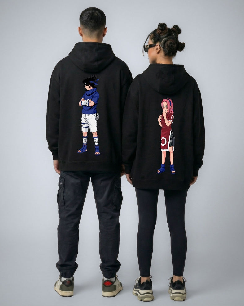 UCHIHA X HARUNO COUPLE HOODIE