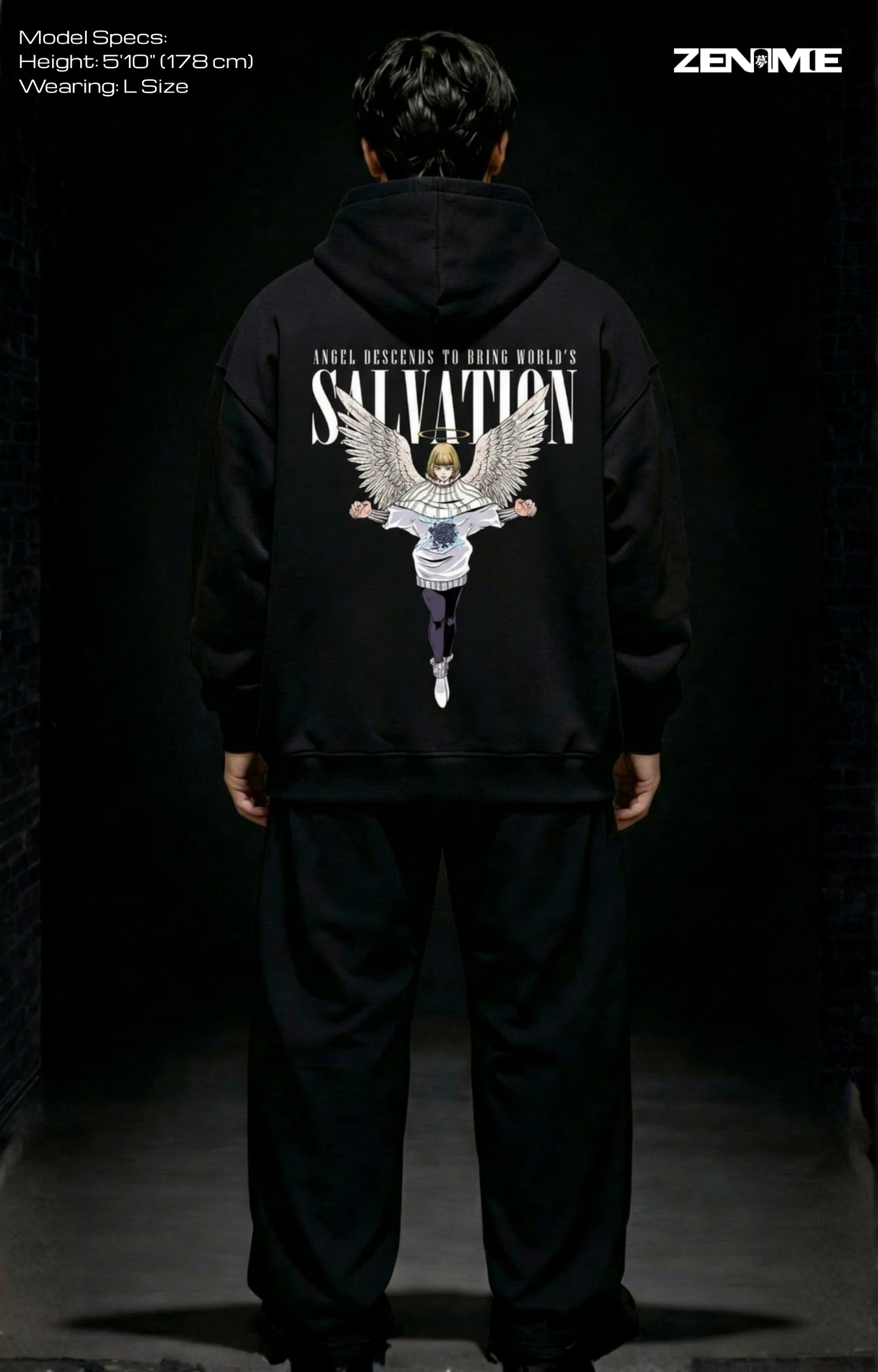 "SALVATION" OVERSIZED HOODIE