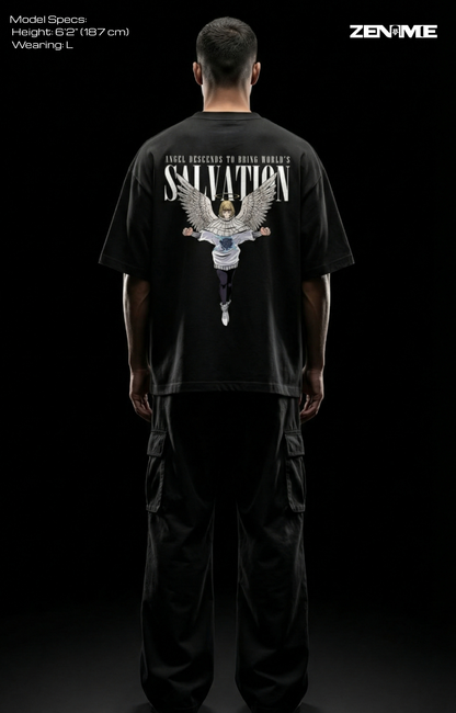 "SALVATION" OVERSIZED SHIRT