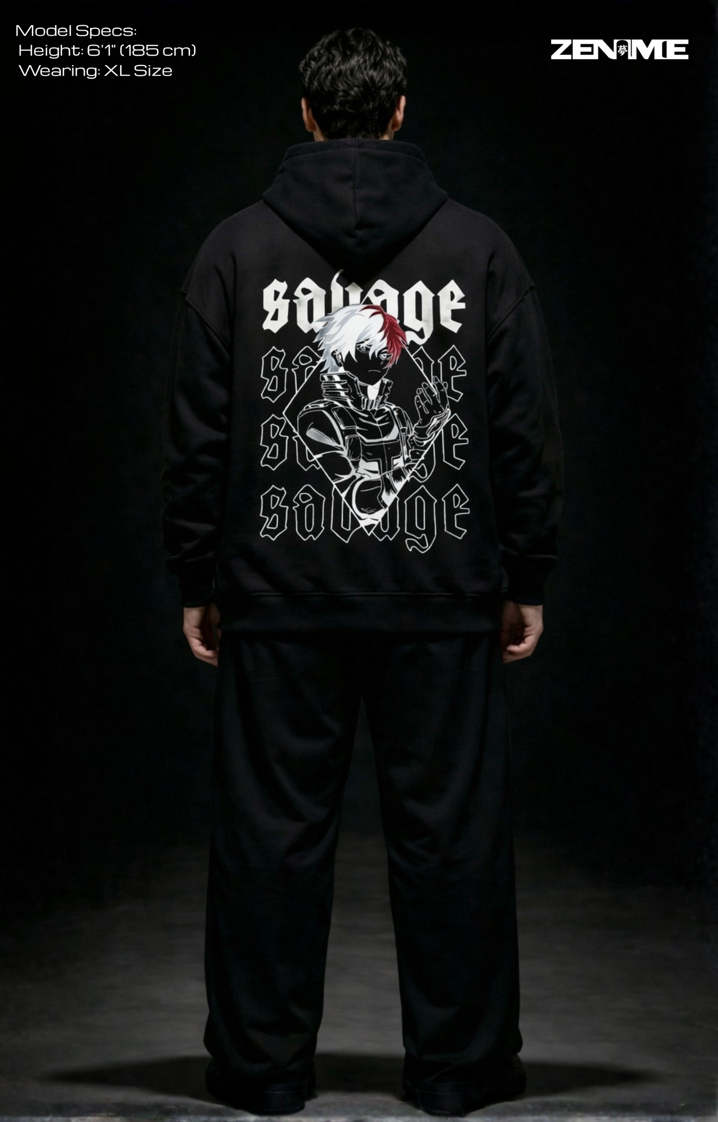 "SAVAGE" OVERSIZED HOODIE