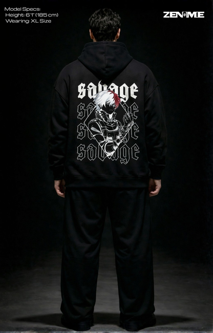 "SAVAGE" OVERSIZED HOODIE