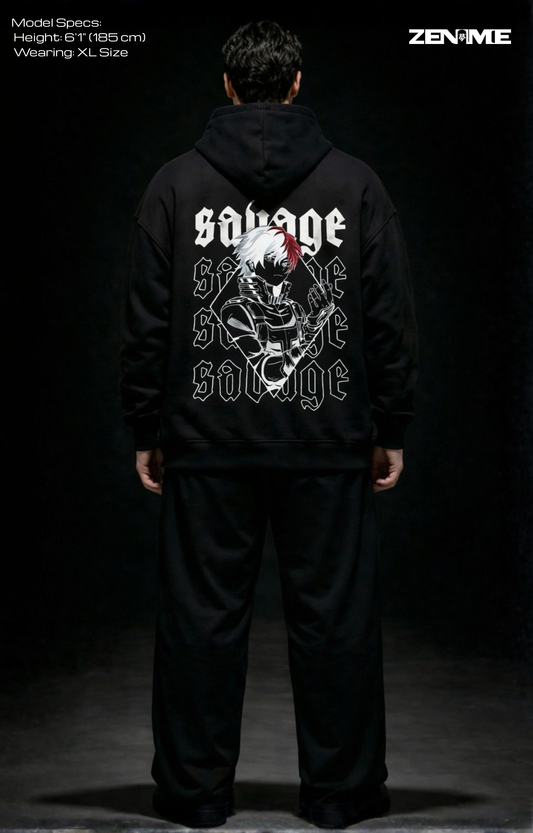 "SAVAGE" OVERSIZED HOODIE