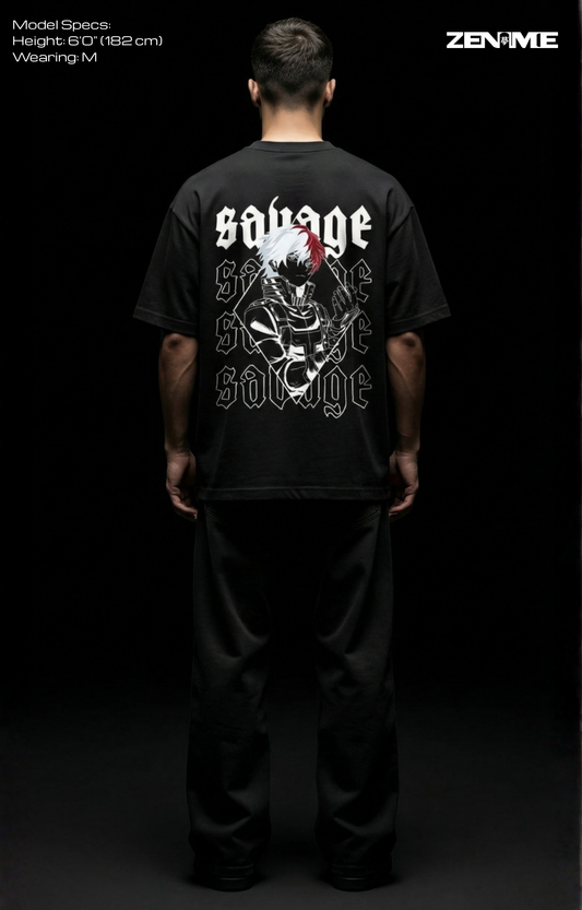 "SAVAGE" OVERSIZED SHIRT