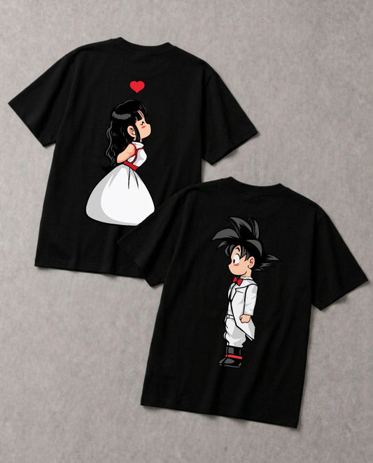 SAIYAN WEDDING COUPLE SHIRT